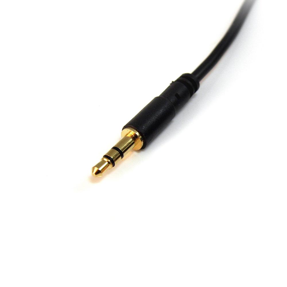CABLE MINI JACK 3.5MM STARTECH 3M/ MACHO-MACHO/ NEGRO