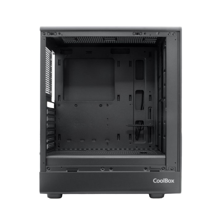 CAJA ORDENADOR GAMING COOLBOX GA700 DARKSIDE ATX CRISTAL TEMPLADO NEGRA