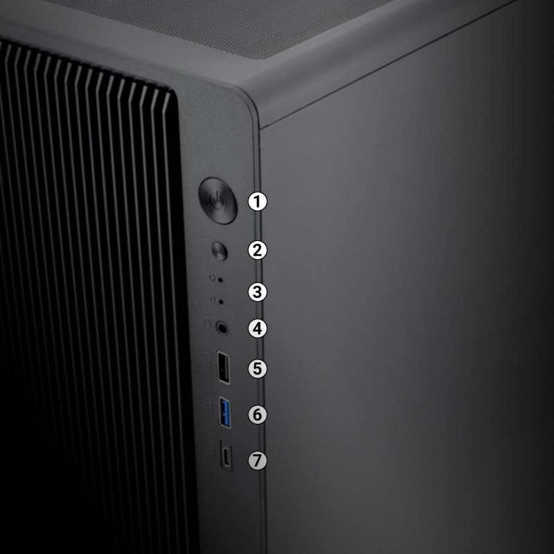 CAJA ORDENADOR GAMING COOLBOX GM350 DARKFACE MATX CRISTAL TEMPLADO NEGRA