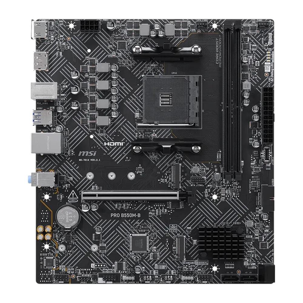 PLACA BASE MSI PRO B550M-B MATX AM4/ 2X DDR4