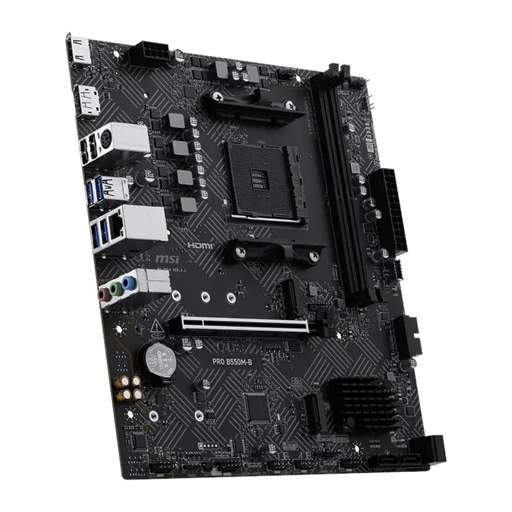PLACA BASE MSI PRO B550M-B MATX AM4/ 2X DDR4