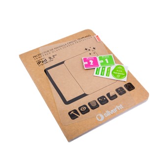 PROTECTOR DE PANTALLA SILVER HT PARA APPLE IPAD AIR 1 Y 2 CRISTAL TEMPLADO