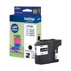 CARTUCHO TINTA BROTHER LC221BK NEGRO 260 PAGINAS DCPJ562DW/ MFCJ480DW/ MFCJ680DW
