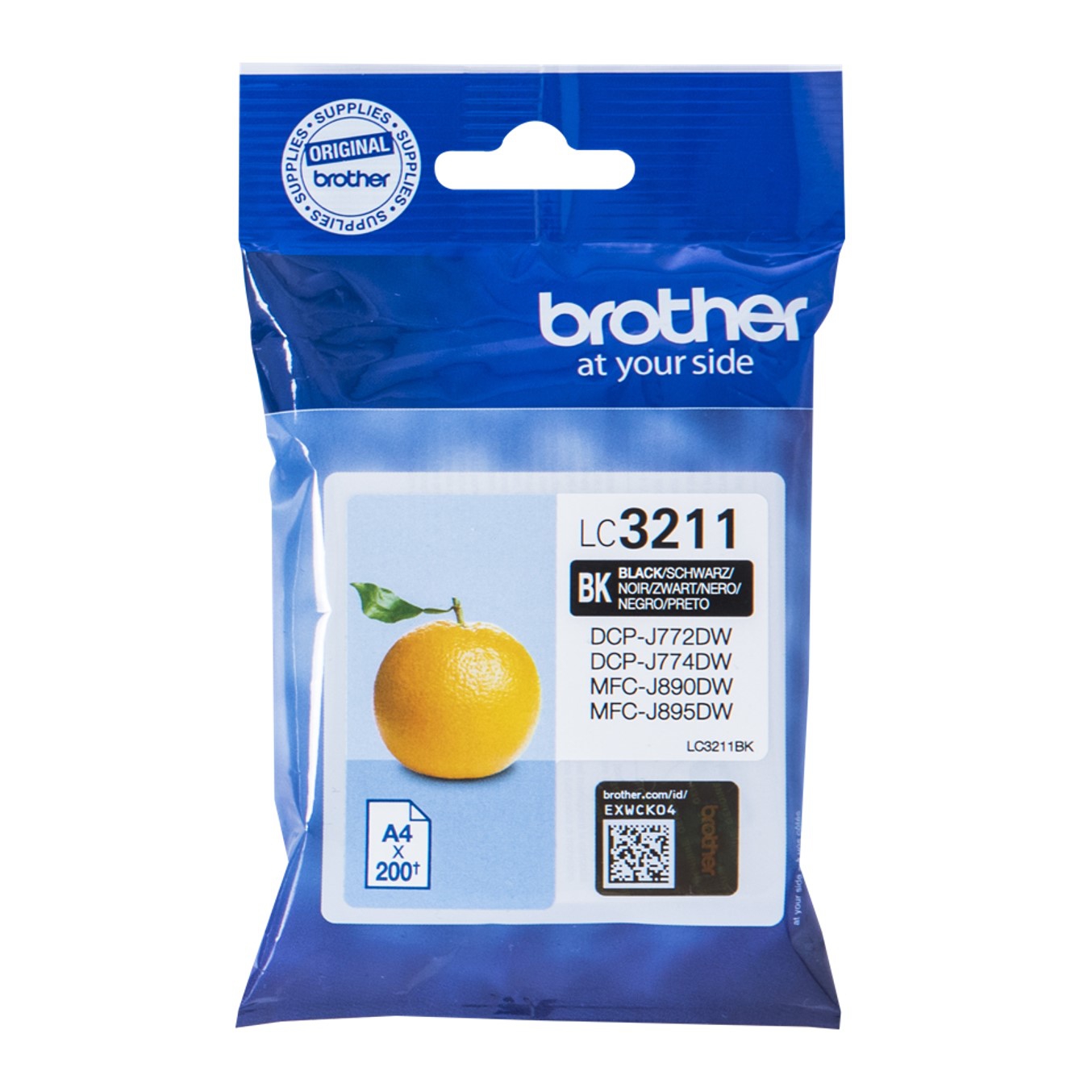 CARTUCHO TINTA BROTHER LC3211BK NEGRO 200 PAGINAS