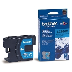 CARTUCHO TINTA BROTHER LC980C CIAN 260 PAGINAS DCP-165C/ DCP-195C/ DCP-375CW/ MFC-250C/ MFC-255CW
