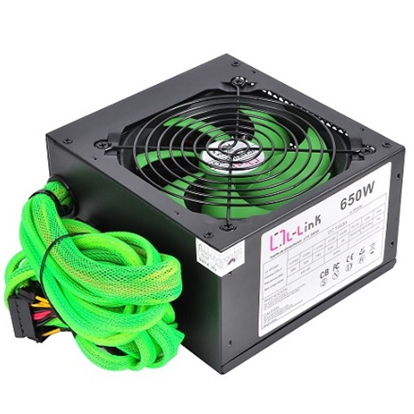 FUENTE DE ALIMENTACION L-LINK ATX 650W GAMING