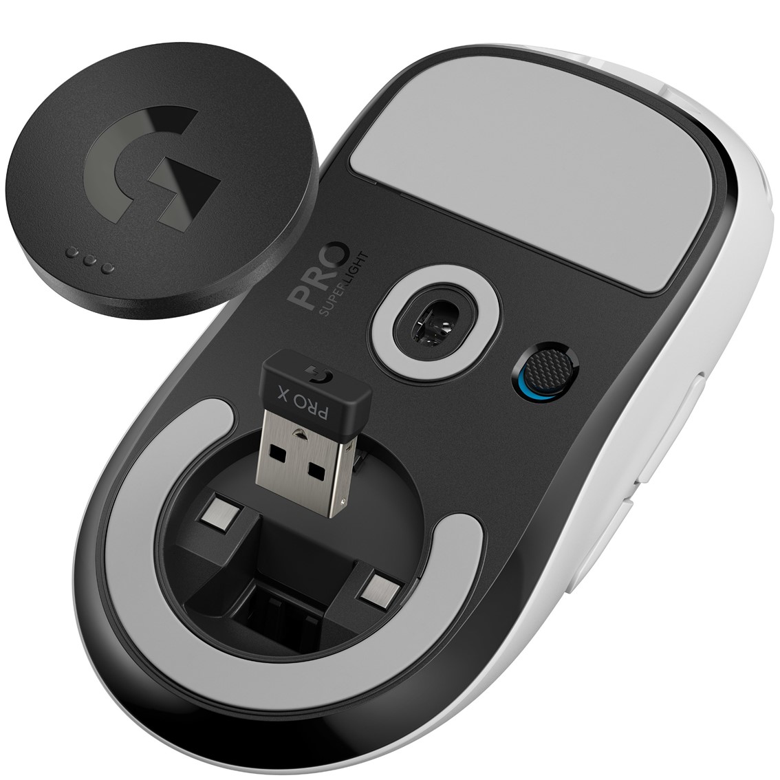 MOUSE RATON LOGITECH PRO-X SUPERLIGHT GAMING LIGHTSPEED BLANCO