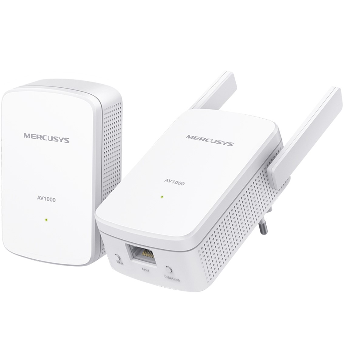 KIT DE REPETIDORES WIFI MERCUSYS MP510 KIT AV1000 GIGABIT/ 300MBPS/ PACK 2 UNIDADES