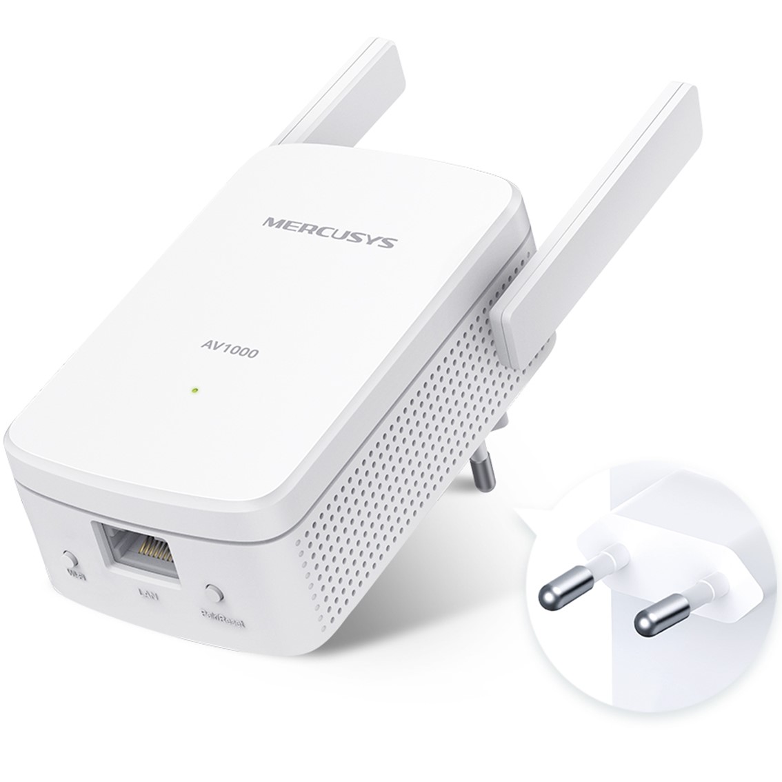 KIT DE REPETIDORES WIFI MERCUSYS MP510 KIT AV1000 GIGABIT/ 300MBPS/ PACK 2 UNIDADES