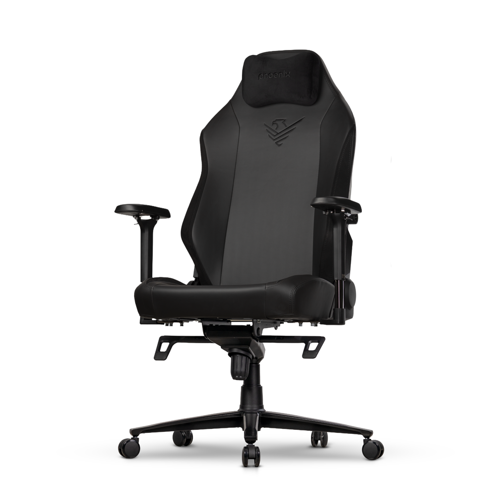 Silla Gaming Phoenix Monarch Remaster Cuero Napa Negra Talla R