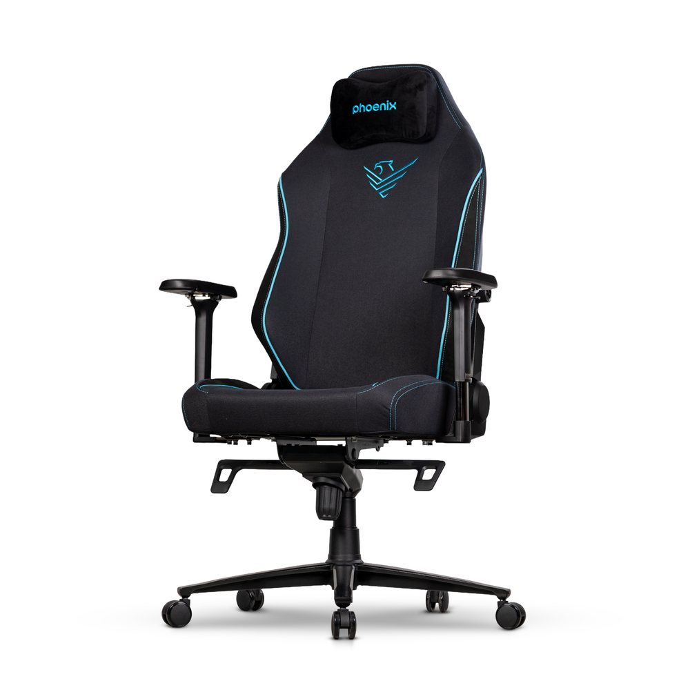 Silla Gaming Phoenix Monarch Remaster Tela Gris Oscuro Talla R
