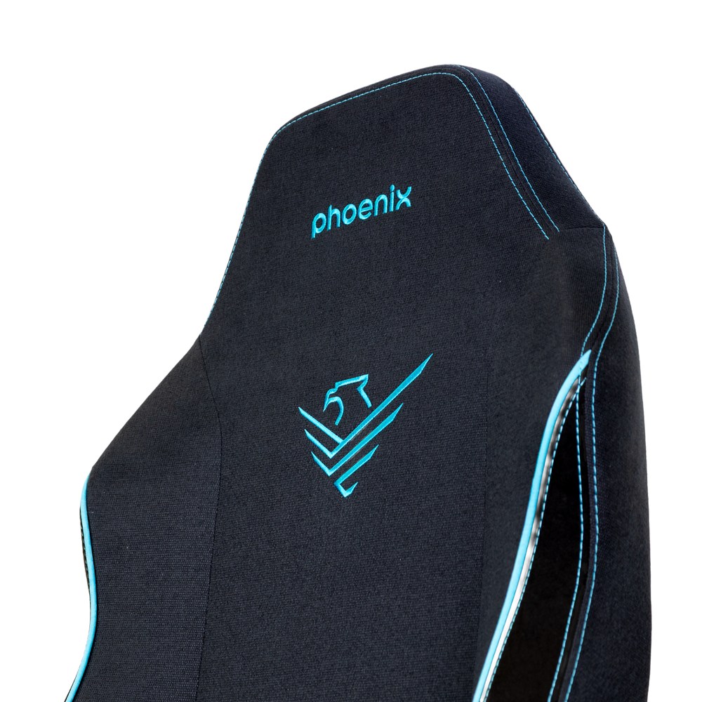 Silla Gaming Phoenix Monarch Remaster Tela Gris Oscuro Talla R