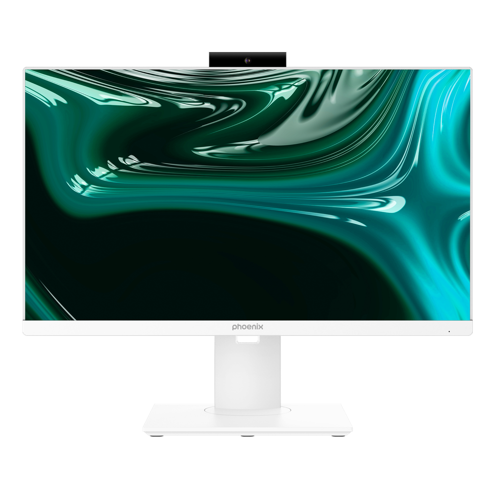 ORDENADOR PC ALL IN ONE AIO PHOENIX UNITY 23.8" FHD AJUSTABLE ALTURA Y ROTATIVO / WEB CAM / INTEL I5 14400 / 16 GB DDR5 / 500 GB SSD NVME BLANCO WINDOWS 11