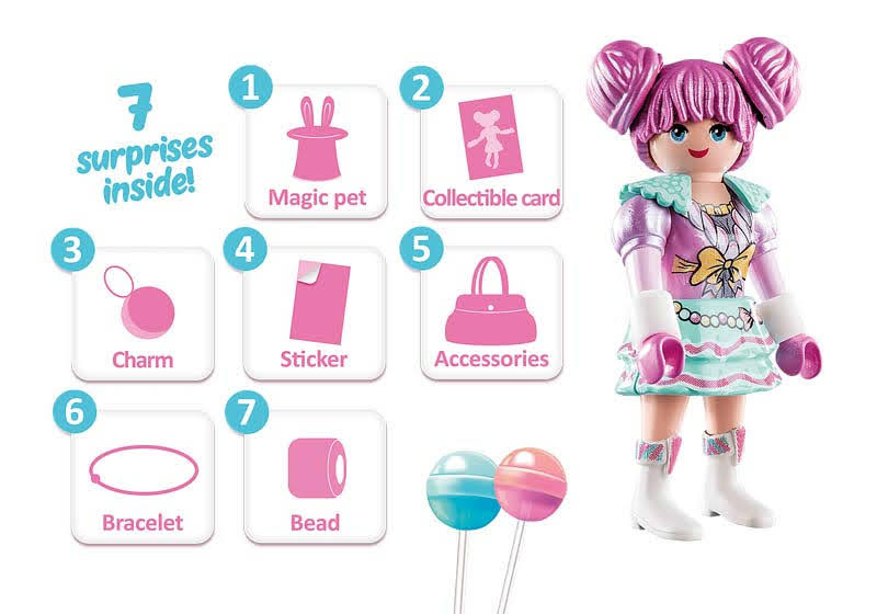 PLAYMOBIL ROSALEE EVERDREAMERZ ROSALEE CANDY WORLD