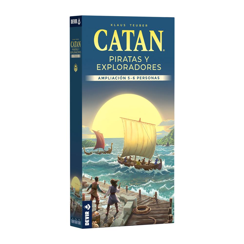 JUEGO DE MESA DEVIR CATAN PIRATAS Y EXPLORADORES 5-6 JUGADORES