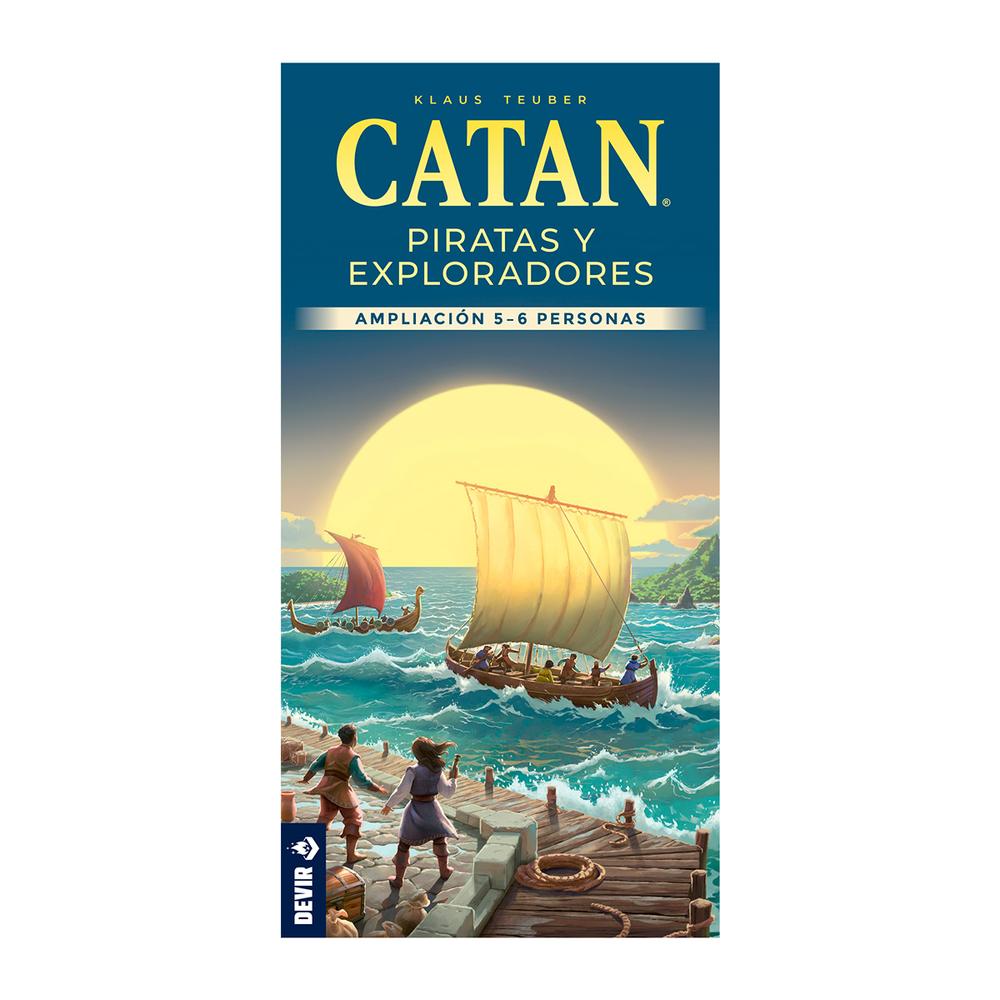 JUEGO DE MESA DEVIR CATAN PIRATAS Y EXPLORADORES 5-6 JUGADORES