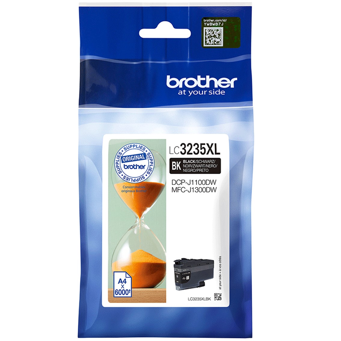 CARTUCHO TINTA BROTHER LC3235XLBK NEGRO 6000 PÁGINAS