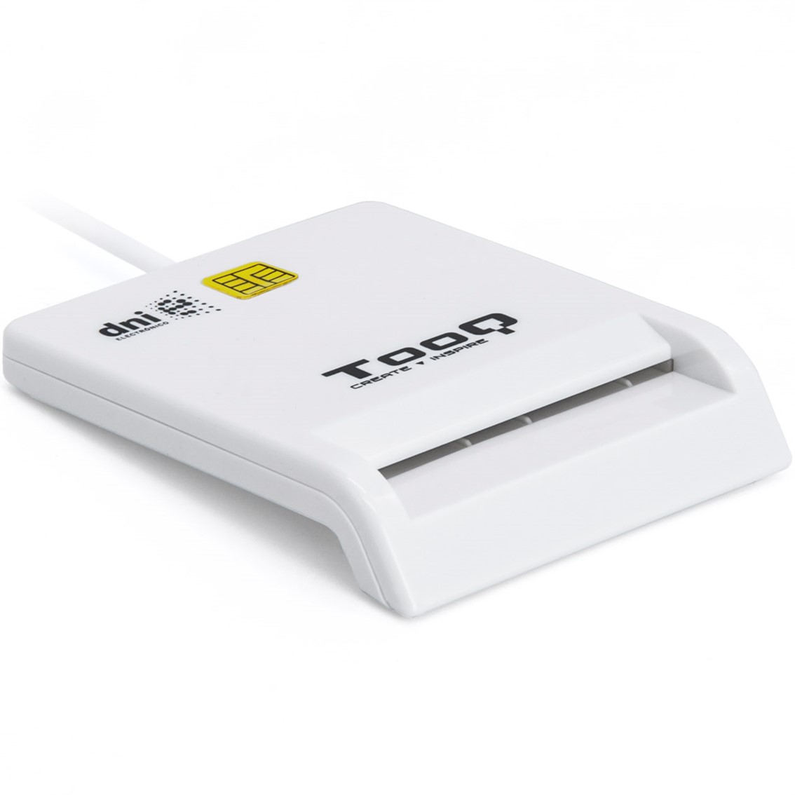 LECTOR DE TARJETAS DNI TOOQ TQR-210W USB 2.0 BLANCO