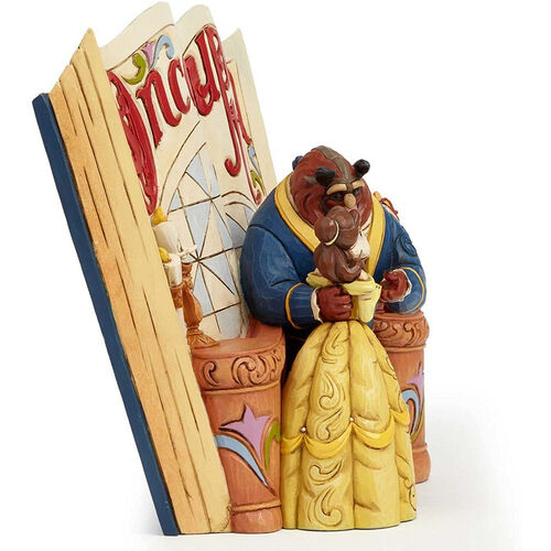 FIGURA ENESCO DISNEY LA BELLA Y LA BESTIA LIBRO LA BELLA Y BESTIA