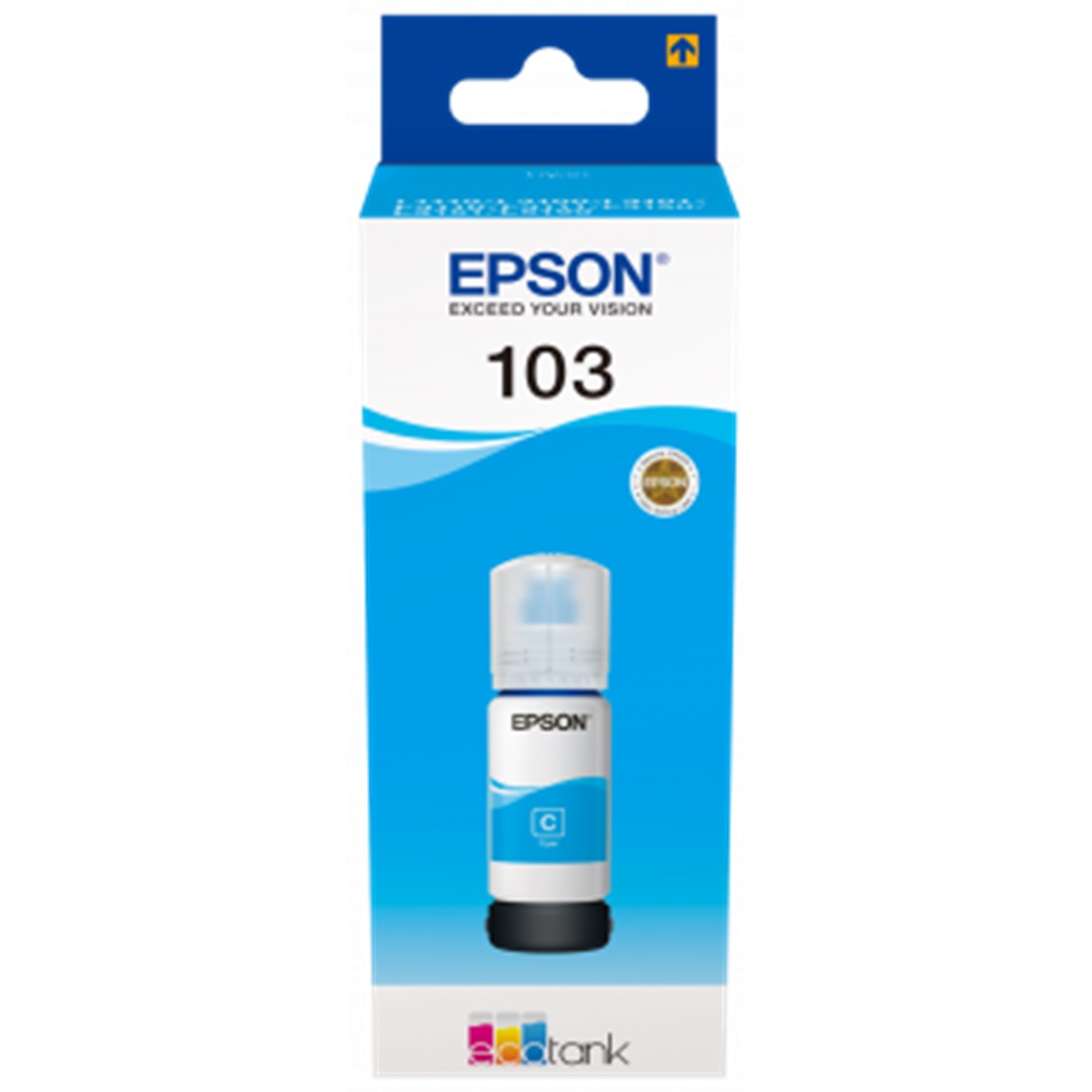 CARTUCHO ECOTANK EPSON 103 CIAN INK BOTELLA PARA L3110/ L3150/ L3111/ L3151