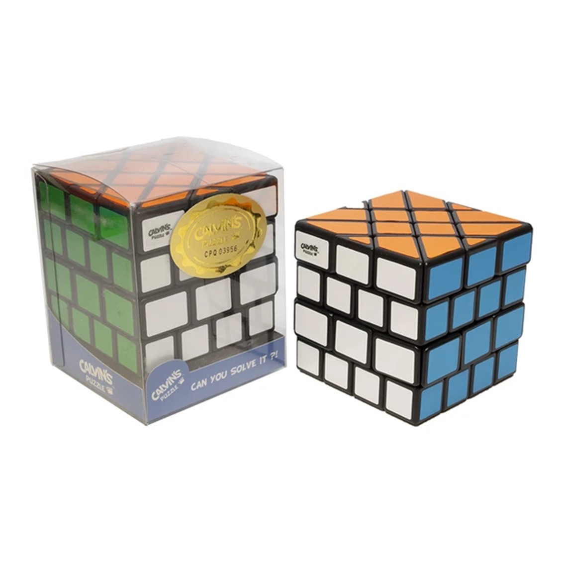 CUBO DE RUBIK CALVIN'S CHESTER 4X4 HALFISH CUBE II NEGRO