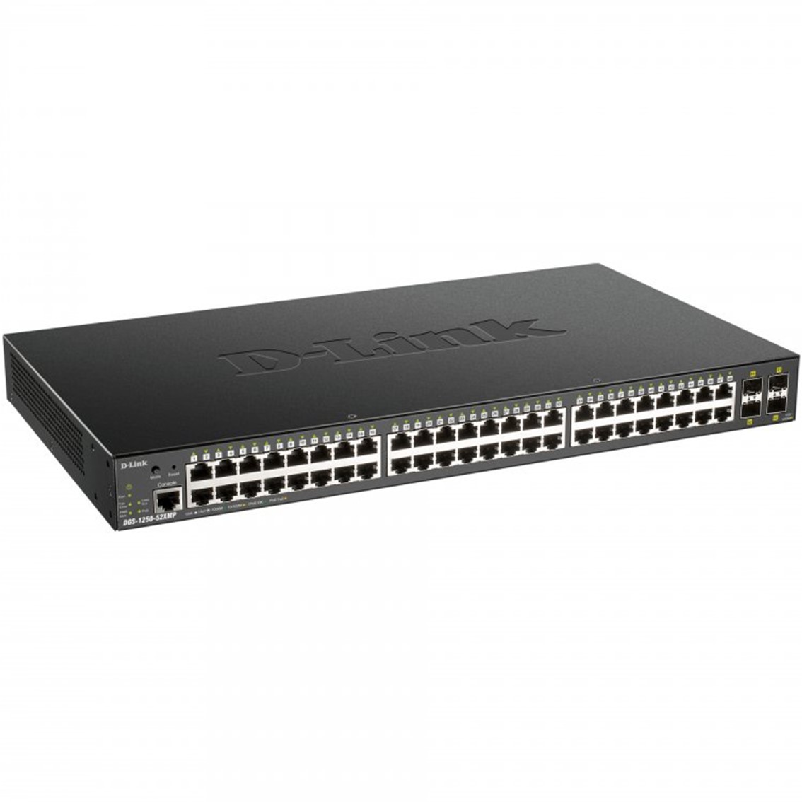 SWITCH D-LINK 52 PUERTOS GESTIONABLE 48 GIGABIT ETHERNET 10/100/1000 POE 4 SFP