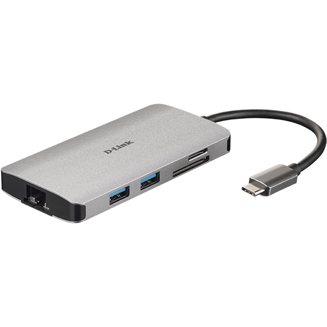 HUB D-LINK DUB-M810 3 USB 3.0 HDMI RJ45 USB TIPO C LECTOR SD MICROSD