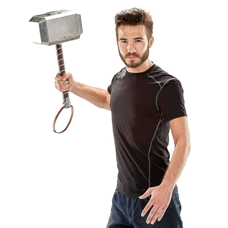 REPLICA HASBRO MARVEL MARTILLO THOR MJOLNIR CON LUZ