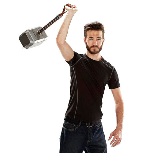 REPLICA HASBRO MARVEL MARTILLO THOR MJOLNIR CON LUZ
