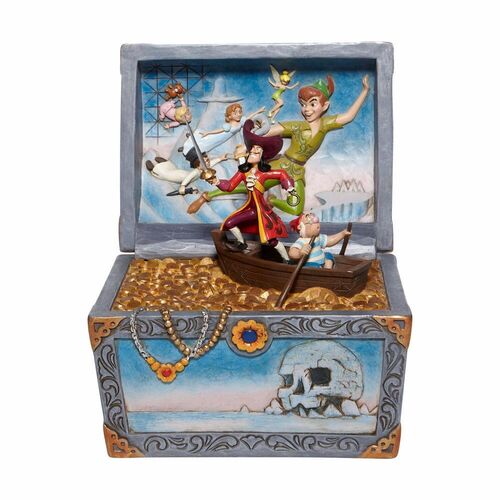 FIGURA ENESCO DISNEY PETER PAN COFRE DEL TESORO PETER PAN GARFIO & COMPAÑIA