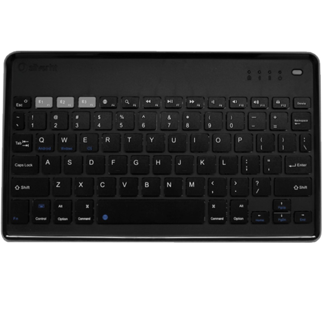 TECLADO INALAMBRICO UNIVERSAL SILVER HT BLUETOOTH DARK GREY/ ENGLISH LAYOUT
