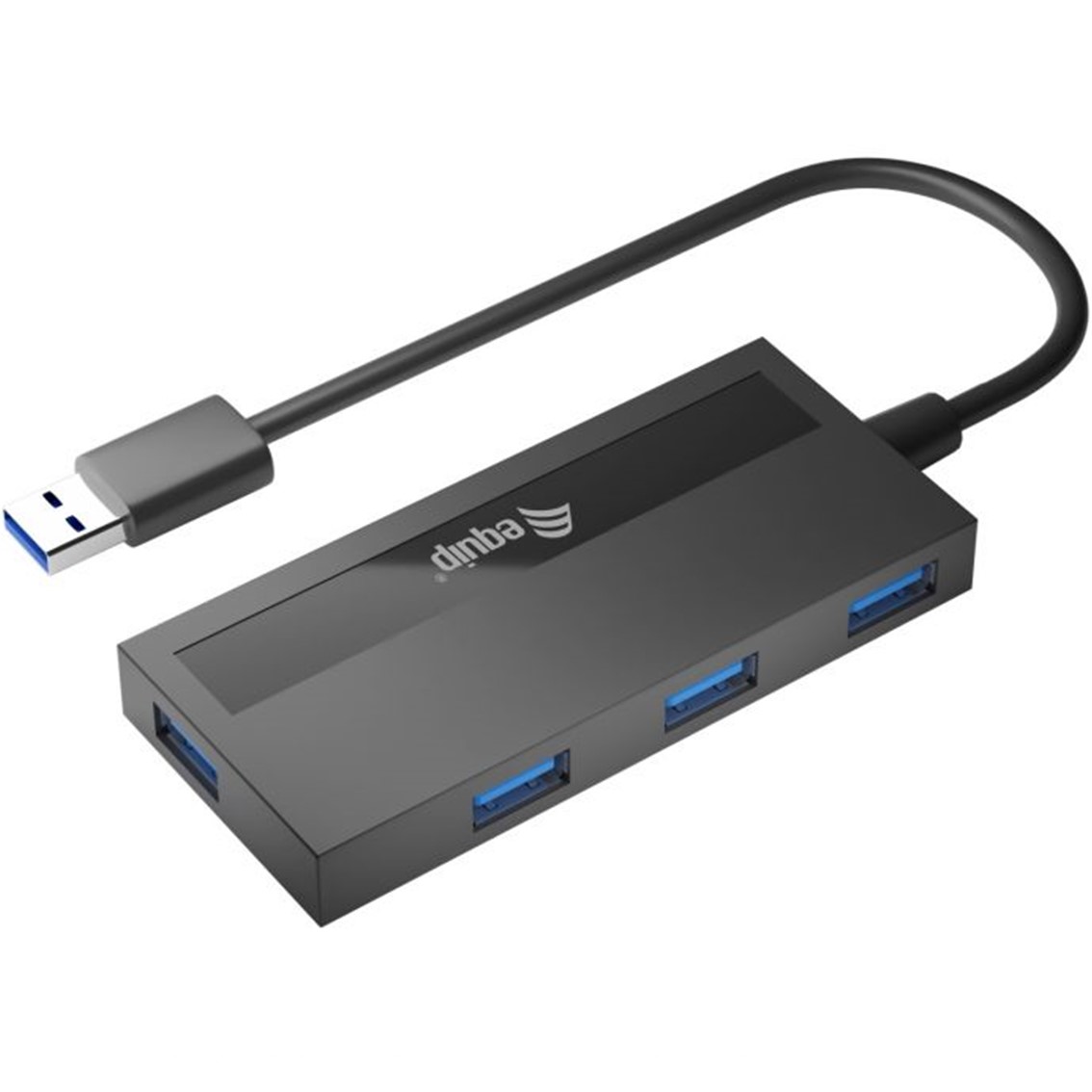 HUB USB EQUIP LIFE 4 X USB 3.0 + ADAPTADOR USB TIPO C