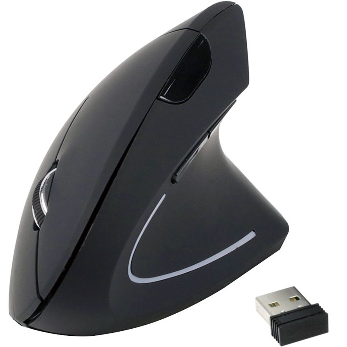 MOUSE RATON ERGONOMICO EQUIP OPTICO / WIRELESS INALAMBRICO / 1600DPI