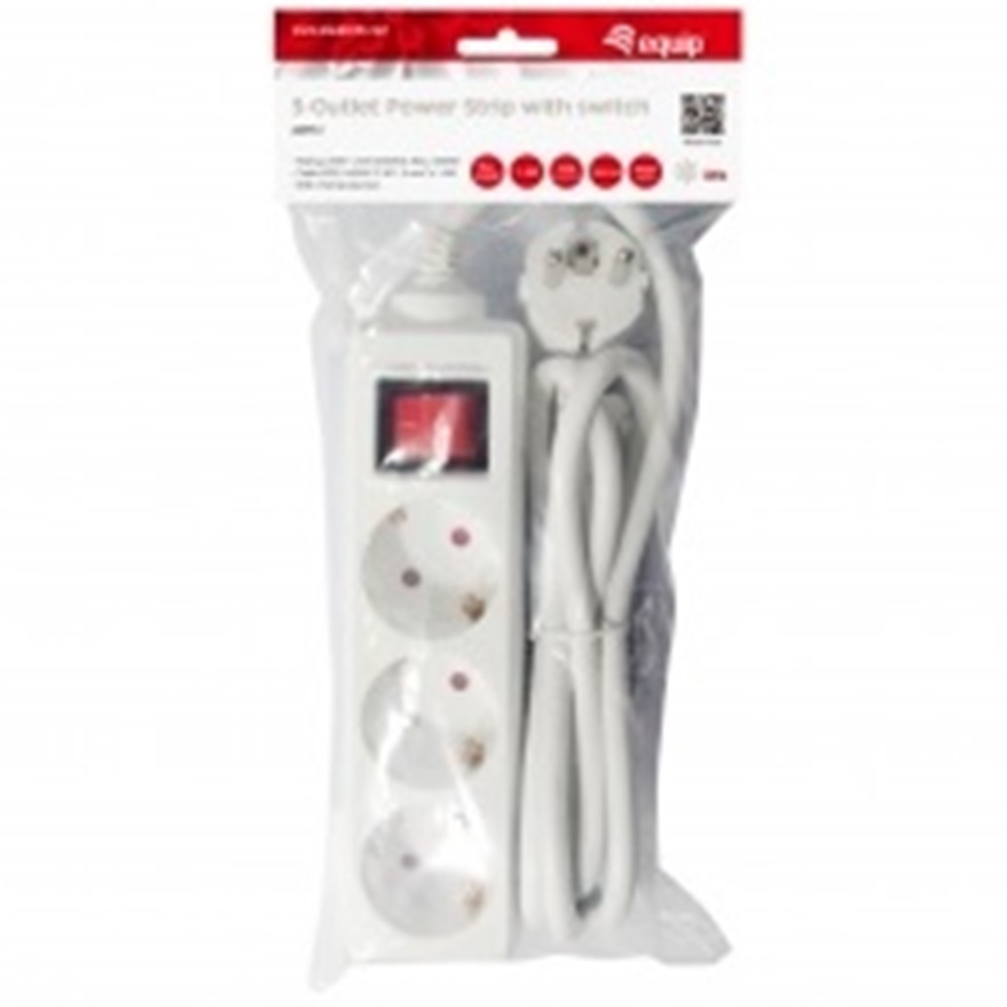 REGLETA EQUIP CON 3 TOMAS CABLE DE RED DE 1.5 METROS Y BOTON DE APAGADO ENCENDIDO