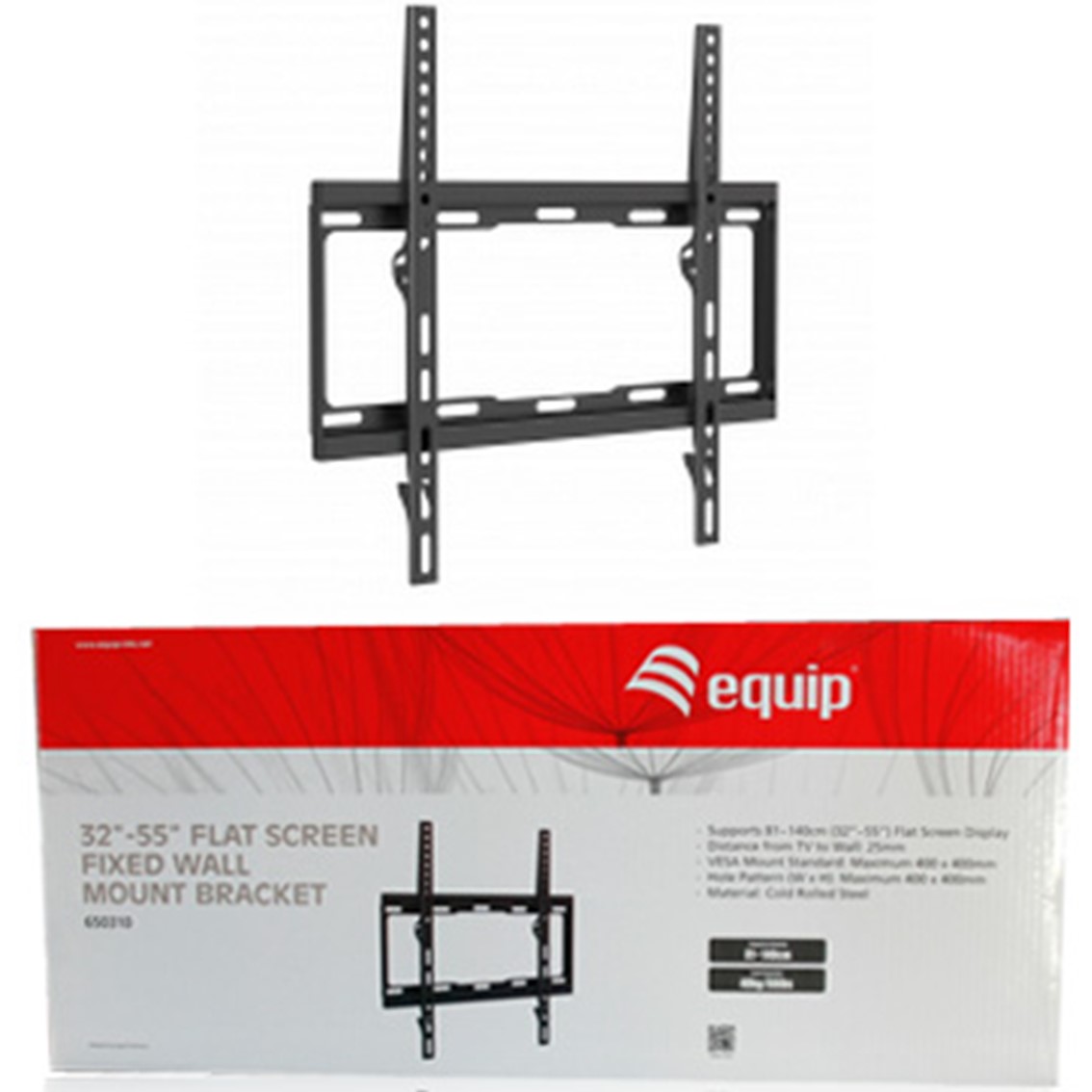 SOPORTE PANTALLA EQUIP 32" - 55" FIJO VESA MAX. 400X400