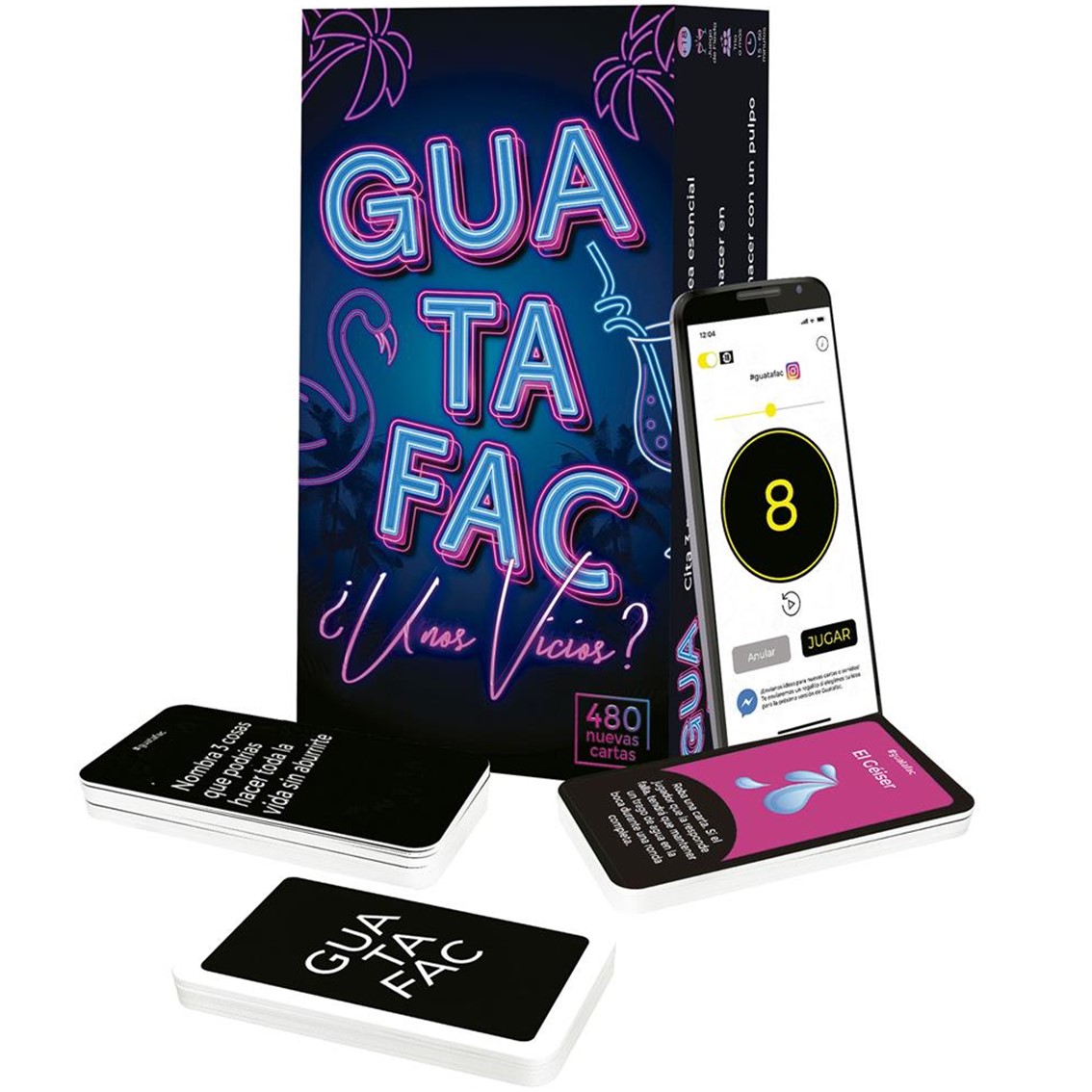 JUEGO DE MESA ASMODEE GUATAFAC ¿UNOS VICIOS? PEGI 16
