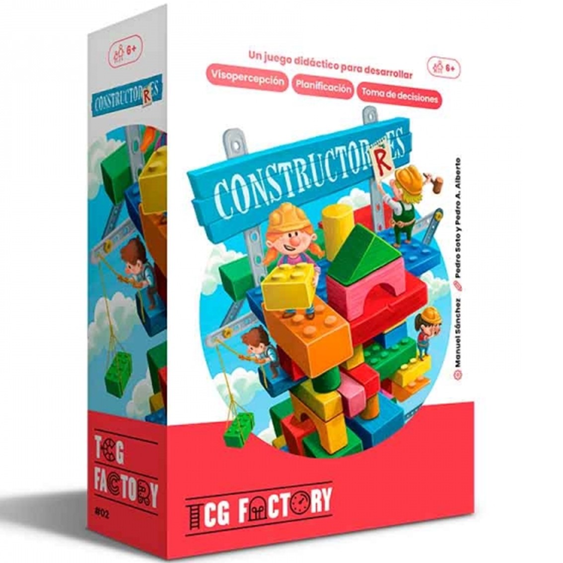 JUEGO DE MESA DIDACTICO PAR ANIÑOS CONSTRUCTORES PEGI 6