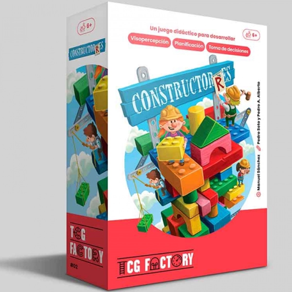 JUEGO DE MESA DIDACTICO PAR ANIÑOS CONSTRUCTORES PEGI 6