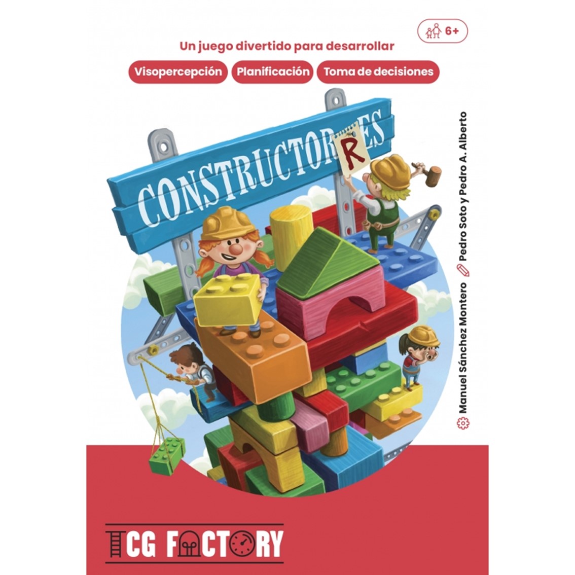 JUEGO DE MESA DIDACTICO PAR ANIÑOS CONSTRUCTORES PEGI 6