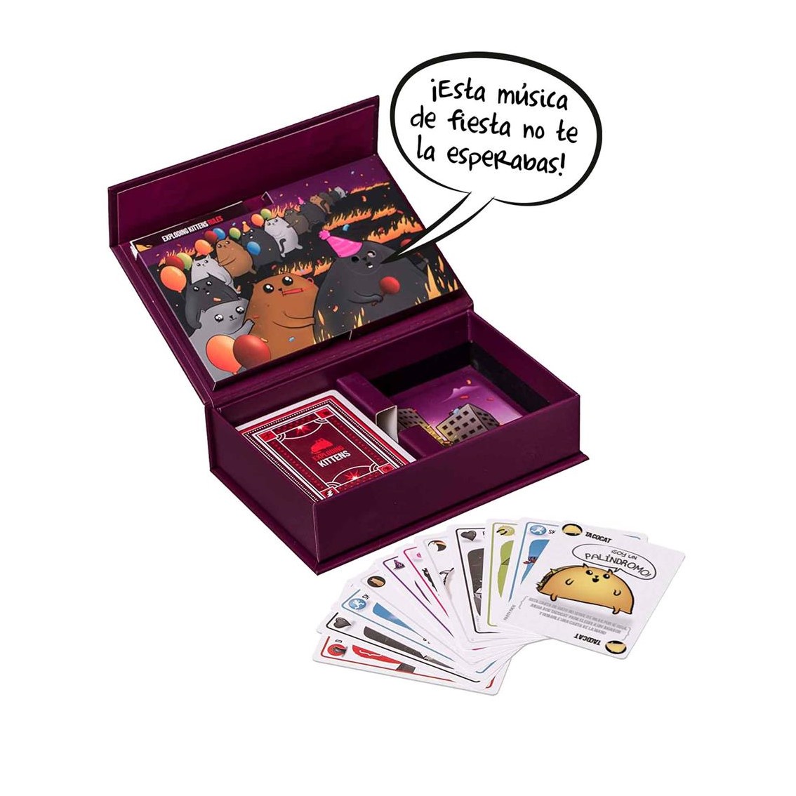 JUEGO DE MESA ASMODEE EXPLODING KITTENS PARTY PACK PEGI 7