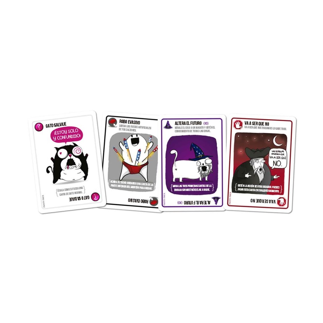 JUEGO DE MESA ASMODEE EXPLODING KITTENS PARTY PACK PEGI 7