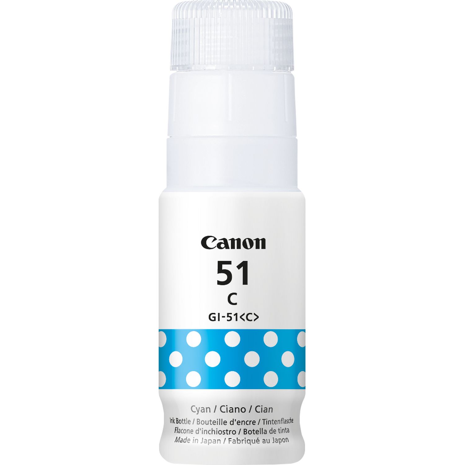 CARTUCHO TINTA CANON CIAN GI-51C 70ML 7700 PAGINAS