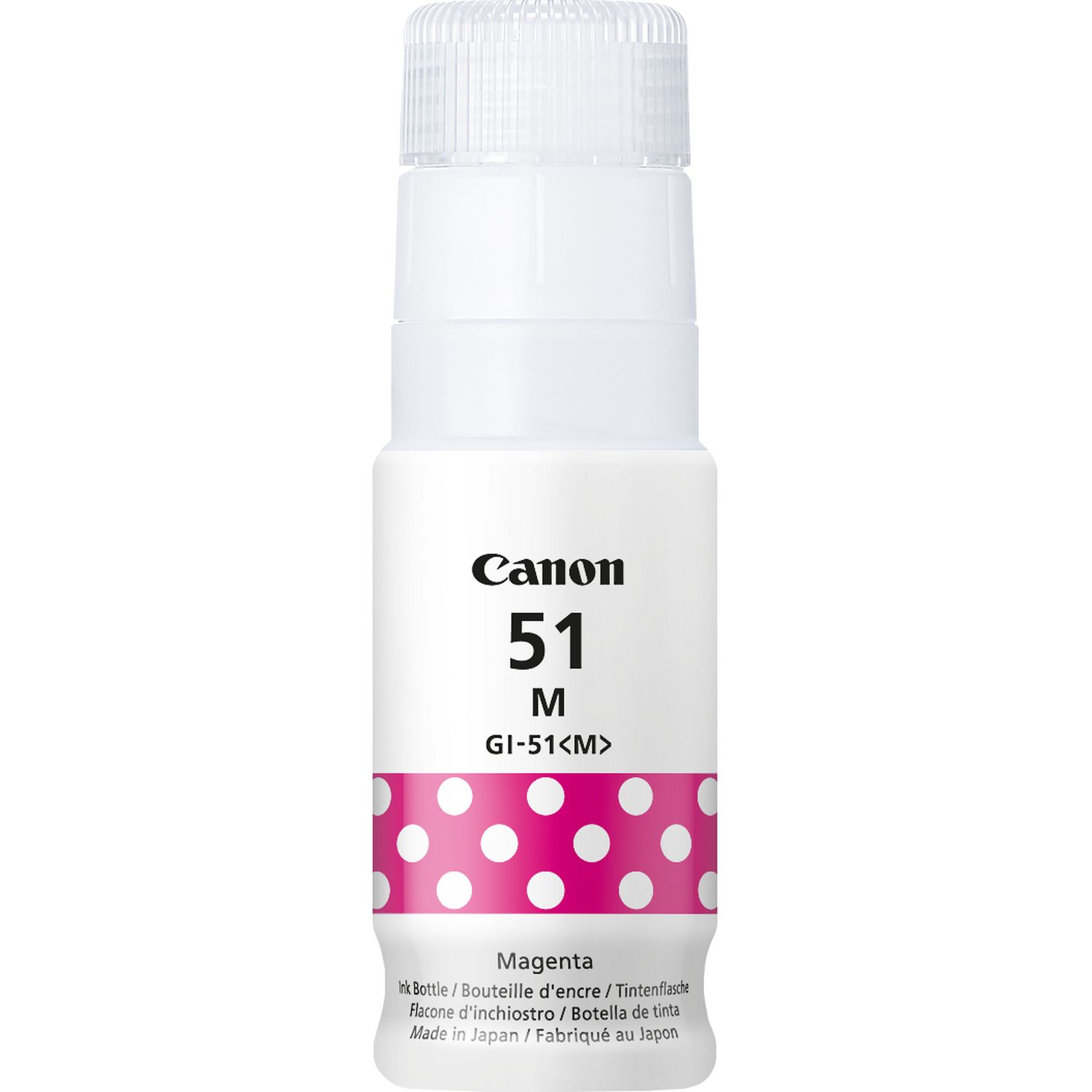 CARTUCHO TINTA CANON MAGENTA GI-51M 70ML 7700 PAGINAS