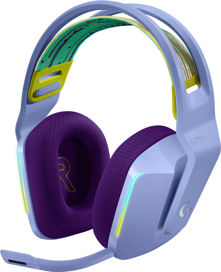 AURICULAR CON MICROFONO LOGITECH G G7 GAMING WIRELESS INALAMBRICO LILA