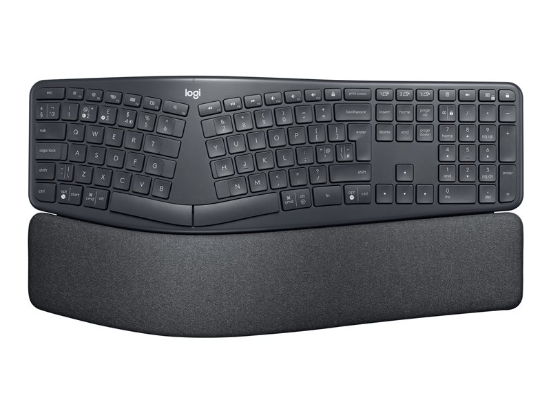 TECLADO LOGITECH ERGO K860 SPLIT FOR BUSINESS CON LOGI BOLT BLUETOOTH WIRELES INALAMBRICO GRAFITO