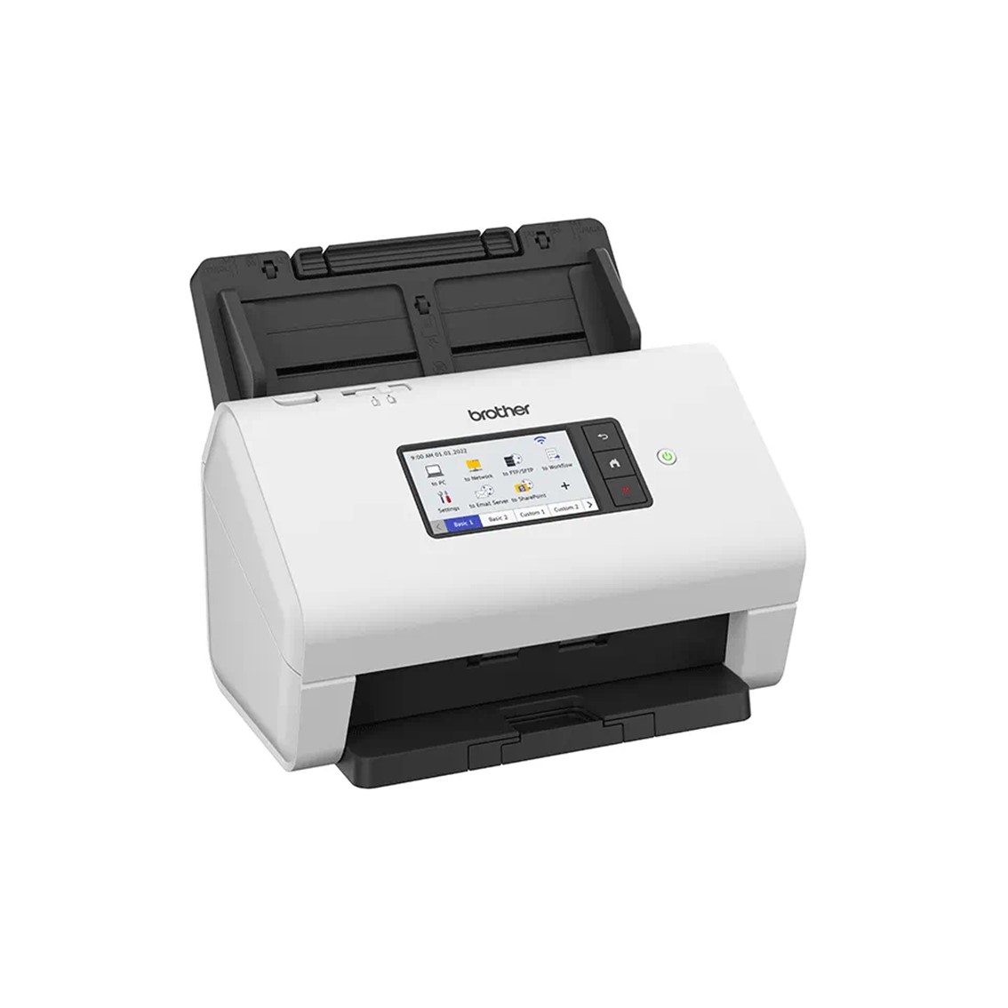 ESCANER SOBREMESA BROTHER ADS-4900W/ 100PPM/ DUPLEX AUTOMATICO/ USB 3.0/ USB 2.0/ RED/ WIFI/ WIFI DIRECT/ ADF 100 HOJAS