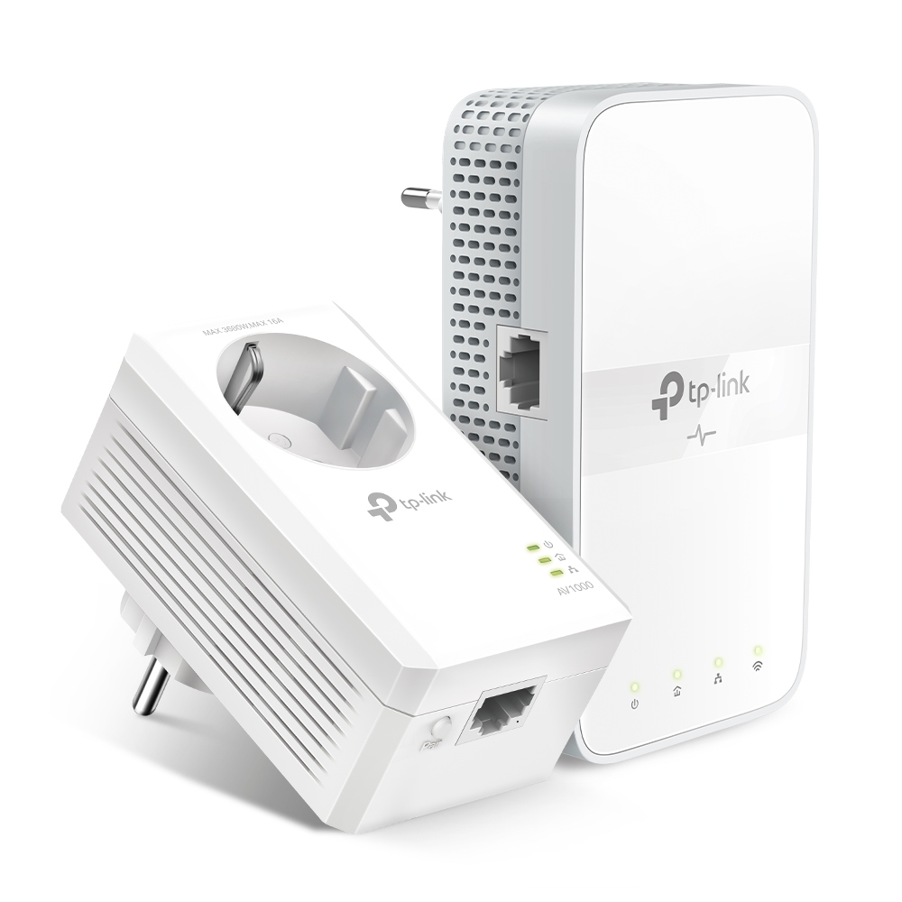 KIT DE ADAPTADORES POWERLINE AC TP-LINK TL-WPA7617 KIT DUAL BAND