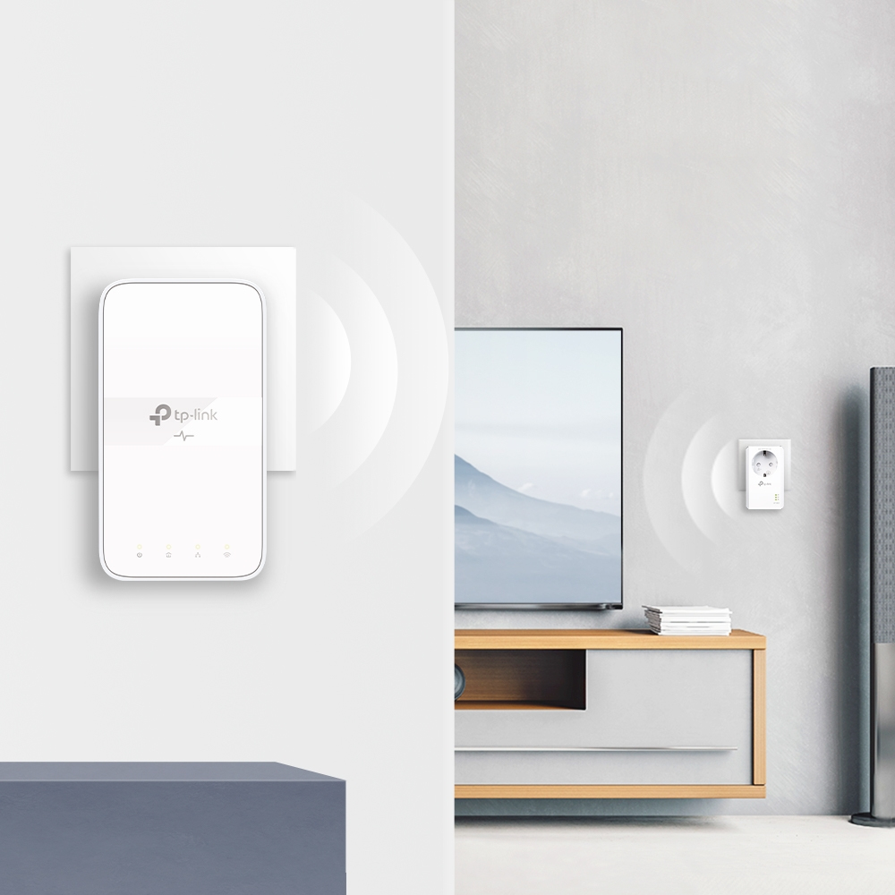 KIT DE ADAPTADORES POWERLINE AC TP-LINK TL-WPA7617 KIT DUAL BAND