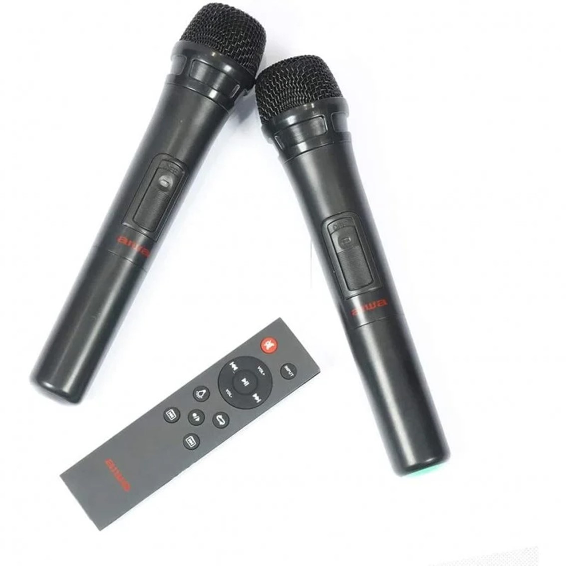 ALTAVOZ TROLLEY AIWA KBTUS-900 100W RMS CON KARAOKE 2 MICROS INALAMBRICOS