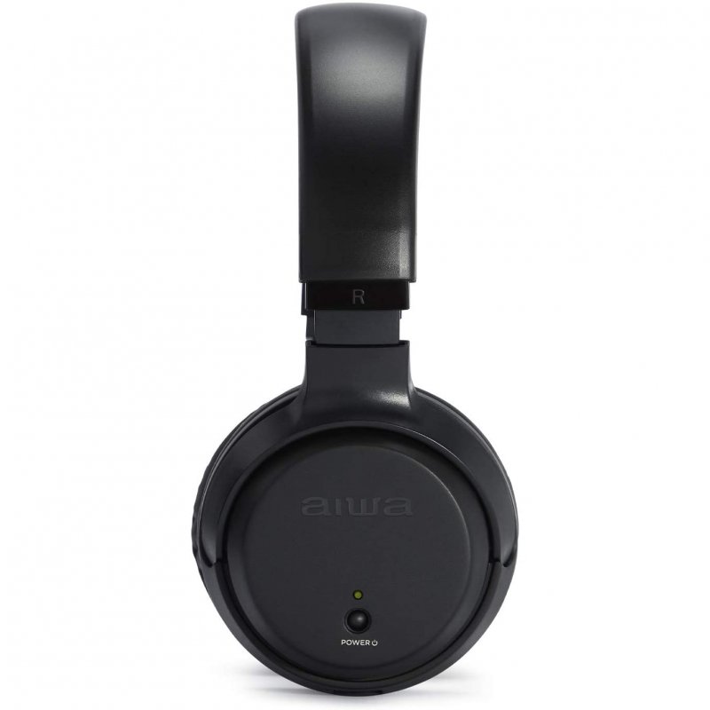 AURICULARES INALAMBRICOS AIWA WHF-880 NEGRO + BASE DE CARGA